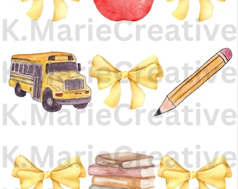 Professor com arco amarelo de volta às aulas com colagem SVG png design de camiseta