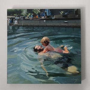 Custom Fine Art Oil Painting from Your Photo | 20x20” Canvas | Painterly Impressionistic Realism Style | Commissioned Oil Painting