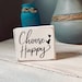 Mini Wood Block Sign - Etsy