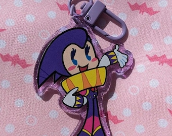 NiGHTS into Dreams アクリルキーホルダー セガ ドリームキャスト サターン チャーム ラバーホース スタイライズド (バージョン 2)