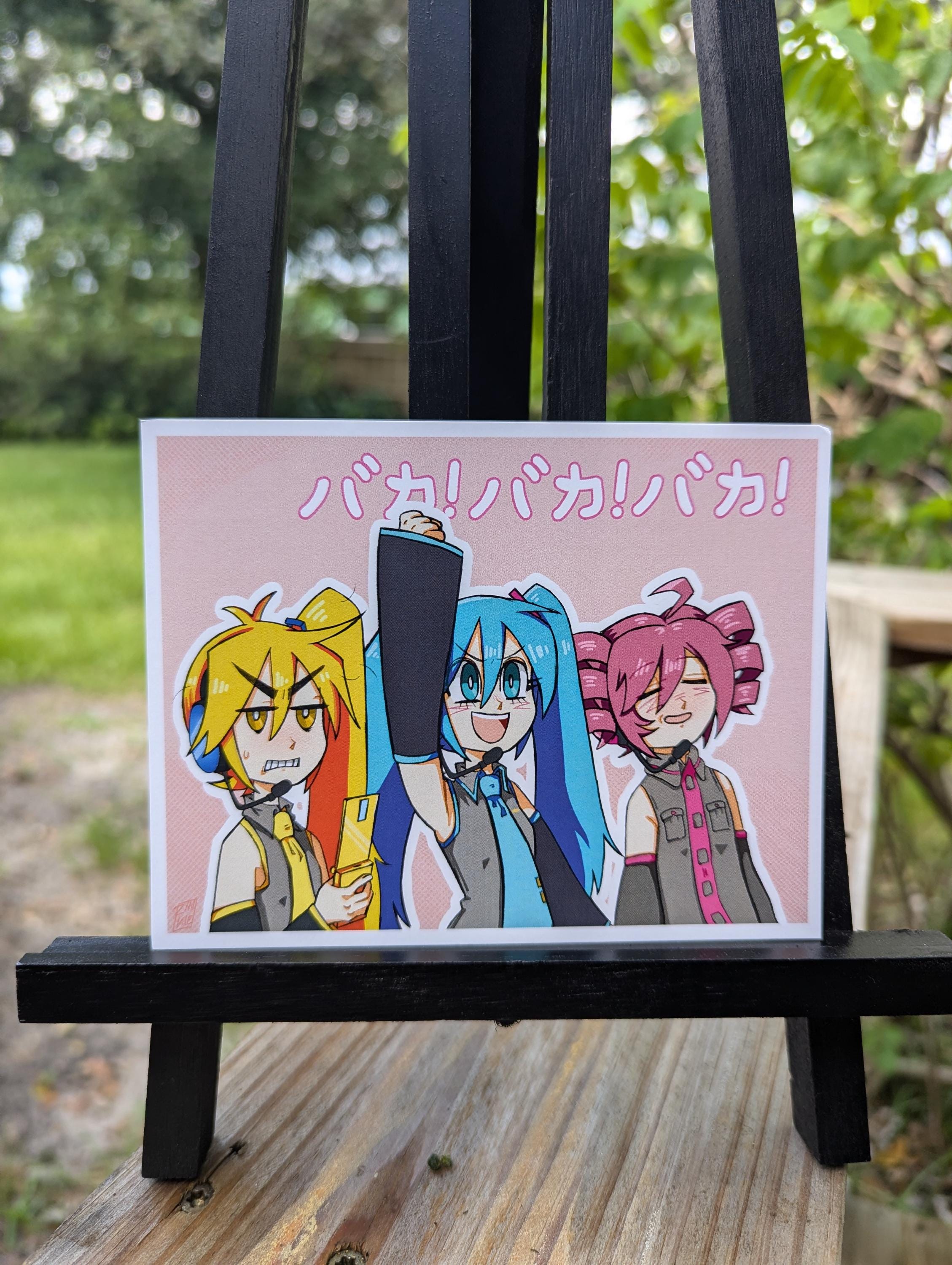 Triple Baka - Fine Art Digital Art Print - Etsy
