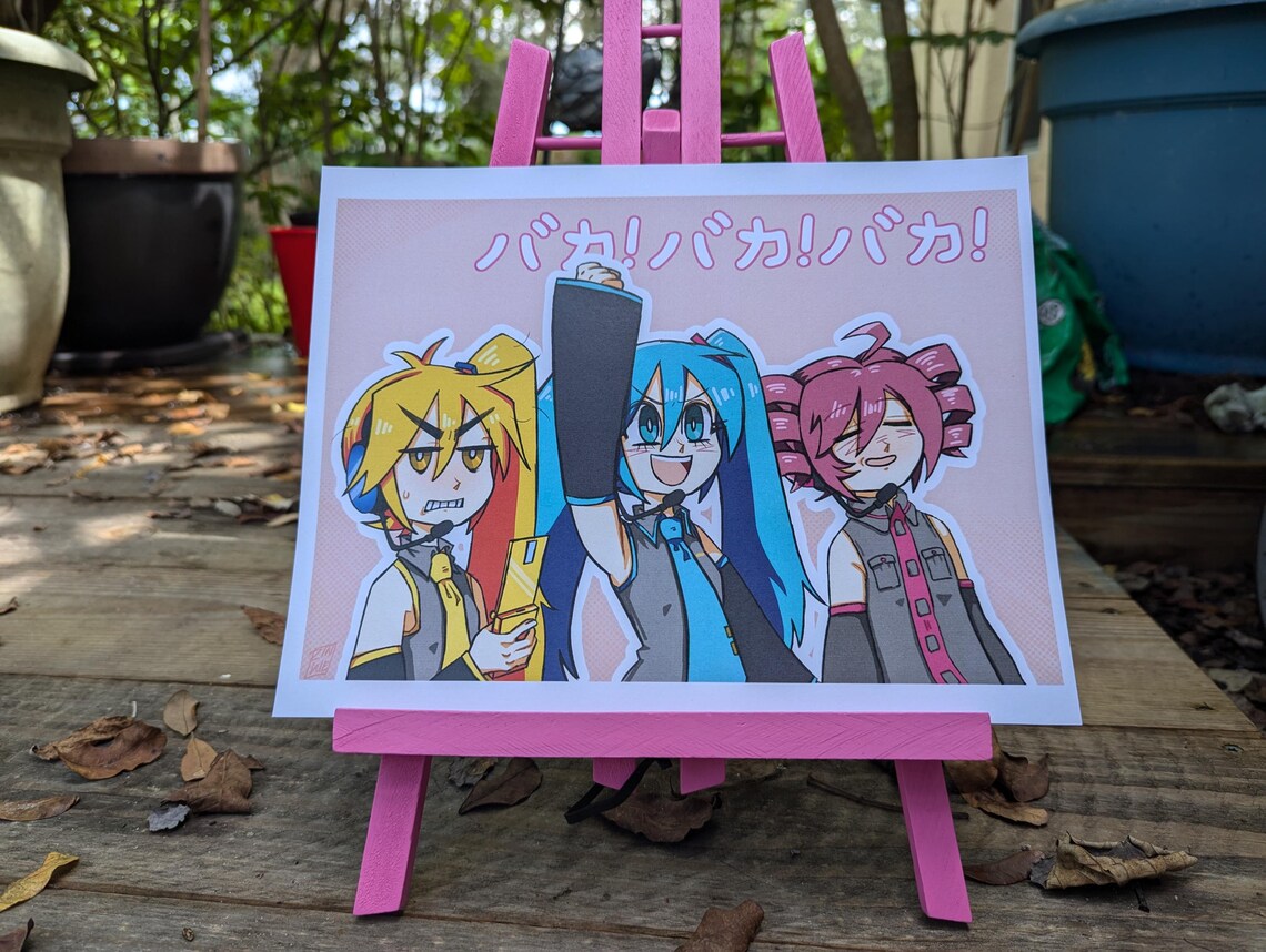 Triple Baka - Fine Art Digital Art Print - Etsy