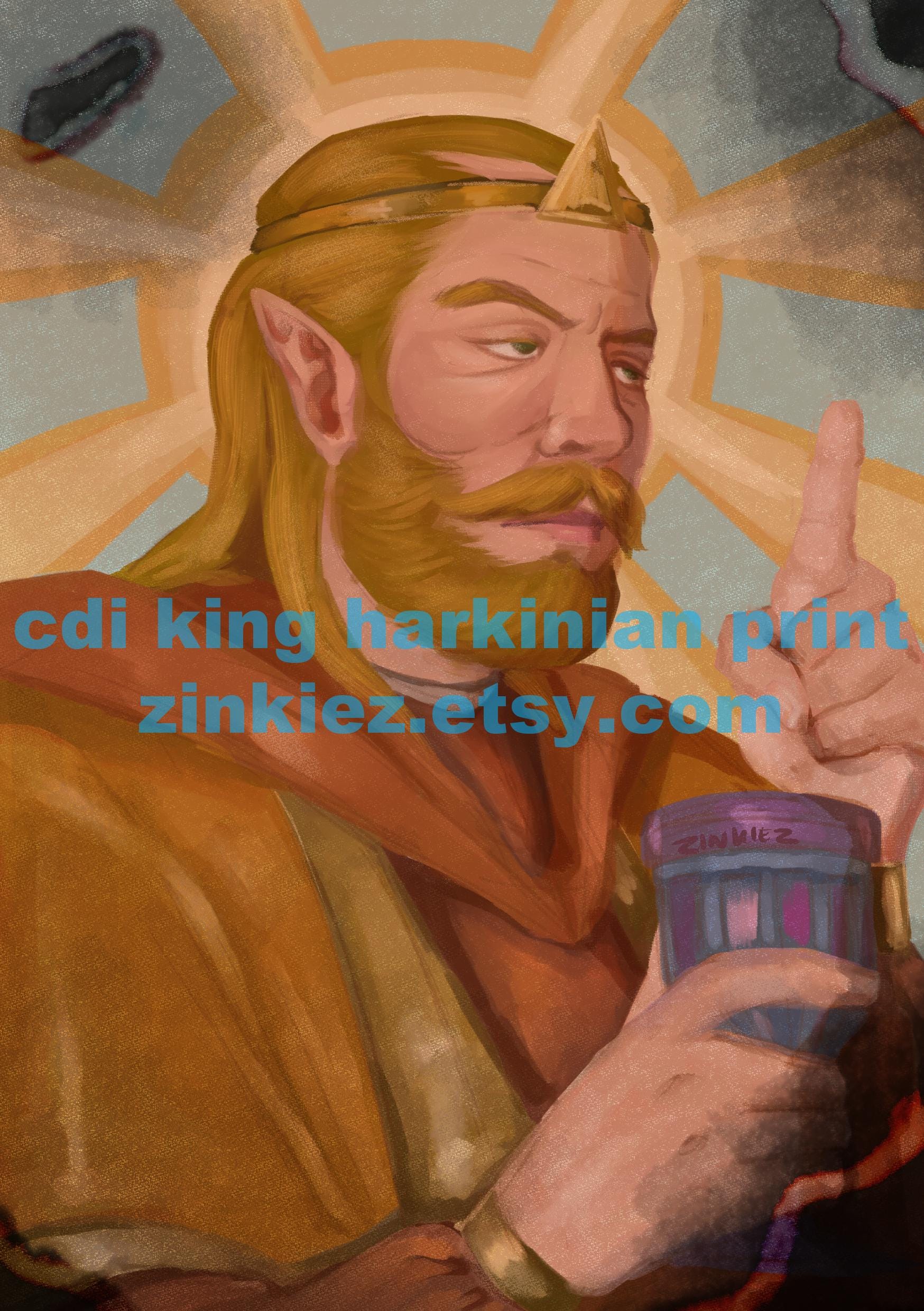 CDI Faces of Evil Wand of Gamelon Portrait Prints - Etsy