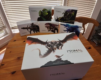 Primal The Awakening 3d Printed Insert for entire game- consolidates all game play into core box