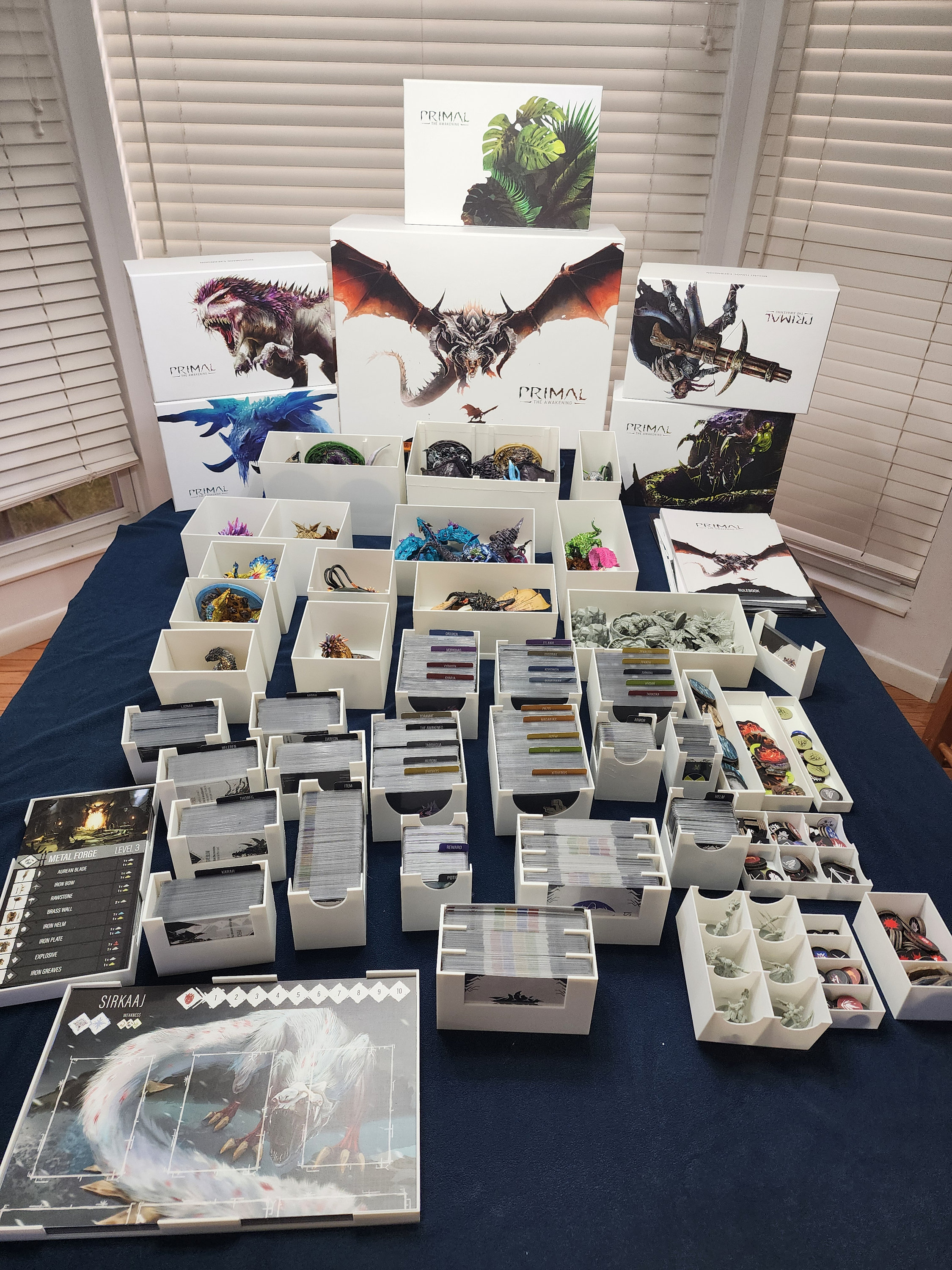 Primal the Awakening Insert: All-in-one Core Box Organizer - Black