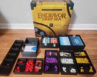 Unofficial Endeavor Deep Sea - custom 3d printed insert- retail edition. game not included