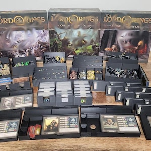 Lord of the Rings: Journeys In Middle-Earth, ALL IN STL File Insert- Game Not included- Holds everything!