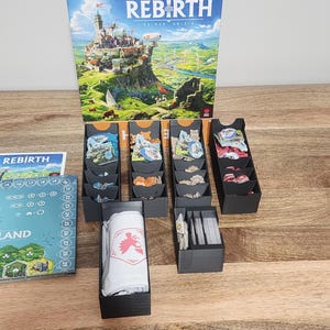 Rebirth Limited Edition Board Game 3d Printed Insert- STL files Only- Mighty Boards - Reiner Knizia - Game NOT Included