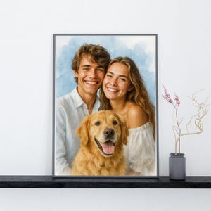 Custom Portrait | Watercolor House Painting | Pet Painting | Wedding Portrait | Family Portrait | Custom Print | House Painting, Family Gift
