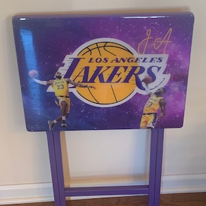 Mesa de TV personalizada, mesa de TV deportiva, mesa de TV con bandeja de epoxi, mesa de TV con bandeja griega, mesa de TV plegable, mesa plegable