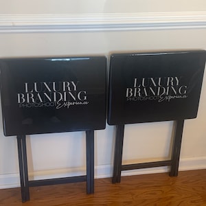 Custom tv tray table, Sports tv table, epoxy tv tray table, greek tv tray table, folding tray table, folding table