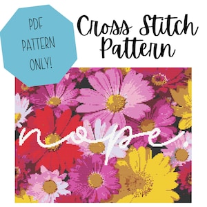 Cross Stitch Pattern Cross Stitch Flowers Pattern PDF Crossstitch Pattern Flowers Cross Stitch Patterns