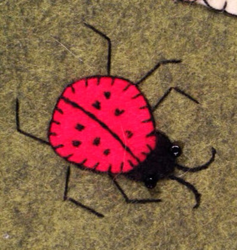 Gnome Sweet Gnome Hand Sewing Wool Felt Applique Table Etsy