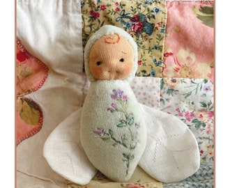 Little Faerie Bugs, Pocket-sized Waldorf Doll Sewing Pattern
