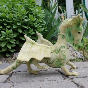 New sewing pattern for Jewel Dragon, hand sewn from felt, digital download