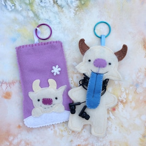Yeti Earbud Buddy and I-Phone/I-Pod case, digital download PDF sewing pattern