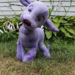 Amat, The Quiet One, a softie dragon sewing pattern, PDF