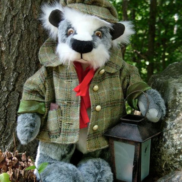 Forest Guardian, Badger sewing pattern, PDF, instant download