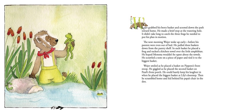 Fox Hollow Tales: Wojer and the Wizard of the Wood, illustrated picture storybook image 3