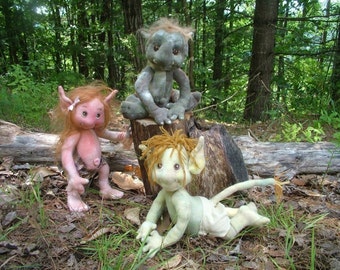 Lil' Stinkers, Goblin Babies PDF Sewing Pattern, digital download