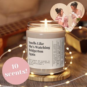NEW Bridgerton Candle, Gifts for Her, Regency Era, Lady Whistledown, Penelope Featherington, Girlfriend Gifts, Birthday Gifts for Her