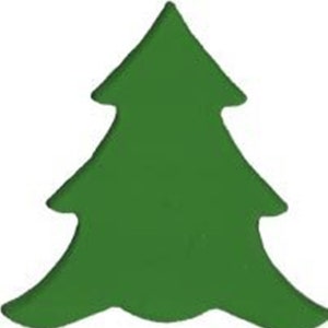 Light Green Transparent Glass Tree SMALL, Fusible COE 96 Glass