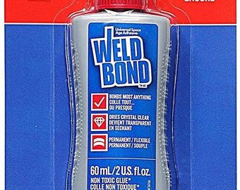 Weldbond for Mosaics and Crafting, 2 fl oz. Bottle of Weldbond