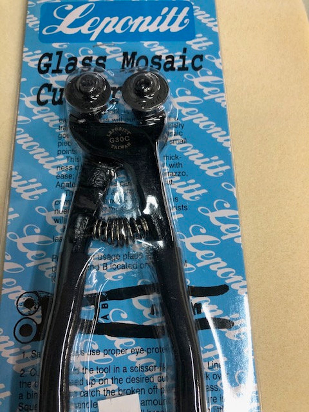 Leponitt Glass Mosaic Cutter Glass Nippers Mosaic Nippers Glass Mosaic Tool Mosaic Tool Etsy Canada