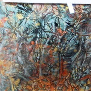 Green, Copper, Gold  Van Gogh Glass (VG 189) for Mosaics; Multiple Sizes