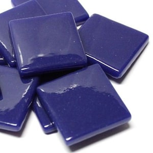 Royal Blue Glass Mosaic Tiles: Ottoman Style (25mm)