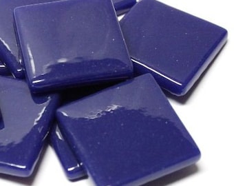Royal Blue Glass Mosaic Tiles: Ottoman Style (25mm)