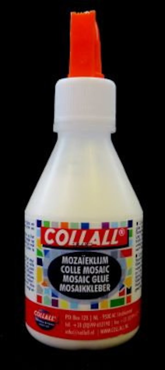 Collall Glue for Mosaics and Glass Crafting, 100 Ml 3.4 Oz. Bottle 