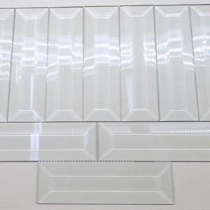 Bevel, 1.5&quot; x 5&quot; Rectangle Flat Top, Set of 4 or 10 pieces