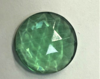 Sea Green Faceted Jewel, 15 mm (.59 Inches)