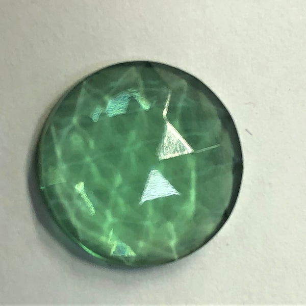 Sea Green Faceted Jewel, 15 mm (.59 Inches)