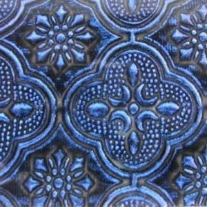 Blue Violet Sparkle Flora Van Gogh Glass (BVSF) for Mosaics and Stained Glass, Multiple Size Sheets image 3