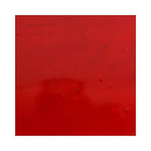 Red Clear/Transparent Glass Strip, 2&quot;x6&quot;