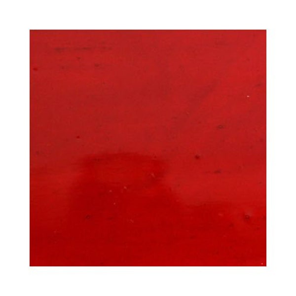 Red Clear/Transparent Glass Strip, 2"x6"