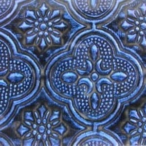 Blue Violet Sparkle Flora Van Gogh Glass (BVSF) for Mosaics and Stained Glass, Multiple Size Sheets image 1