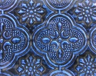 Blue Violet Sparkle Flora Van Gogh Glass (BVSF) for Mosaics and Stained Glass, Multiple Size Sheets
