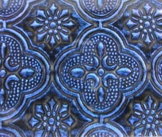 Blue Violet Sparkle Flora Van Gogh Glass (BVSF) for Mosaics and Stained Glass, Multiple Size Sheets