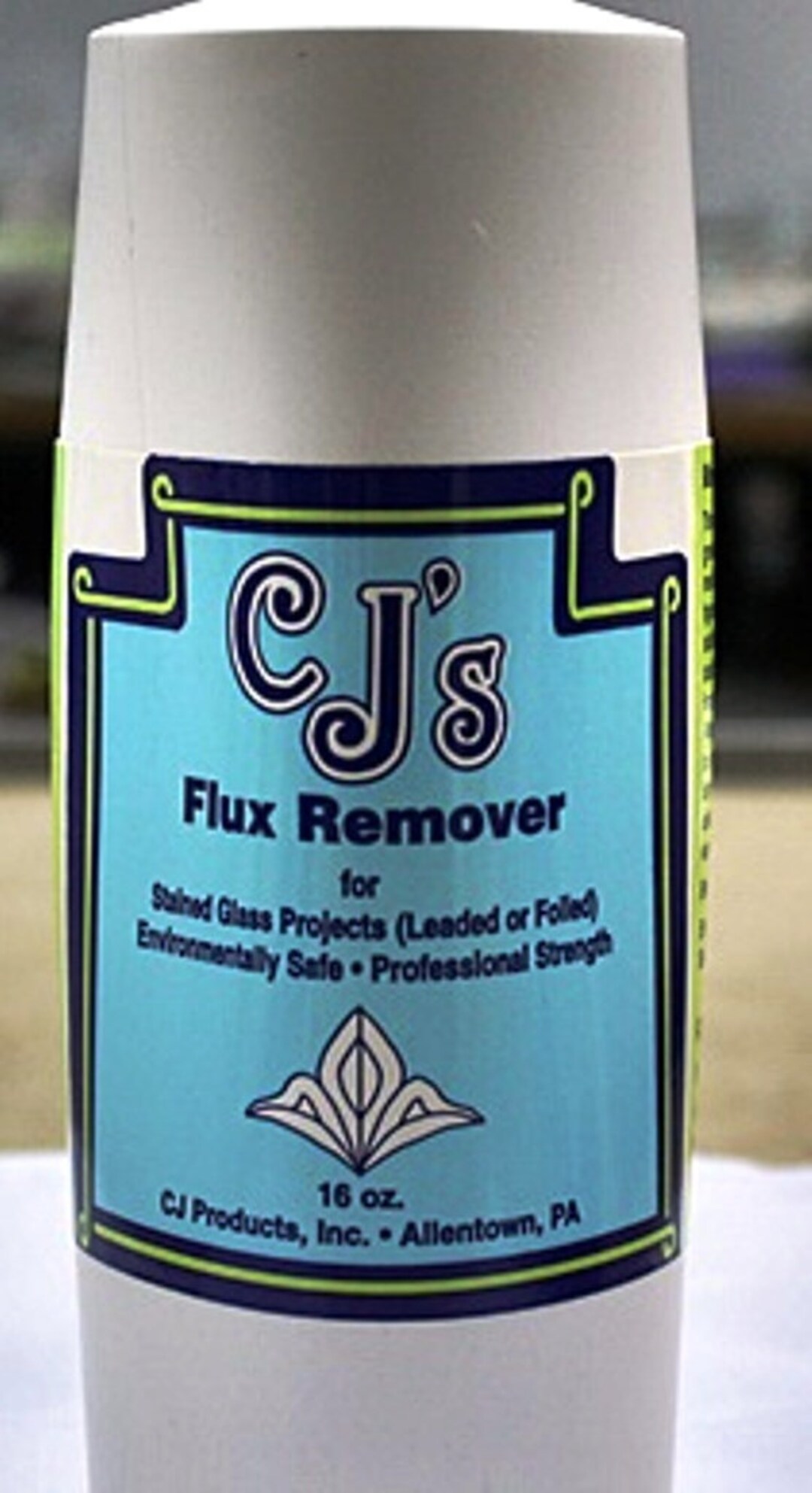 Cj's Flux Remover for Stained Glass, 16 Oz. Bottle Etsy