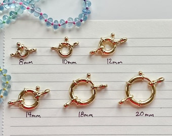 Bead Snob™ Mariner Clasp, Vermeil Sailor Clasps, 14k Vermeil Over 925, Vermeil Mariner, Vermeil Clasp, Gold Bolt Clasp, Large Gold Clasp,