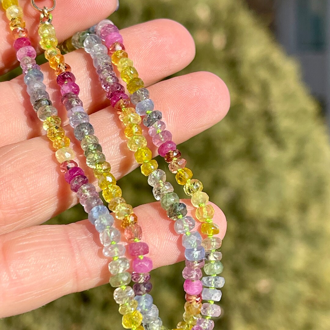Rainbow Sugar Gemstone Necklace - RESTOCK