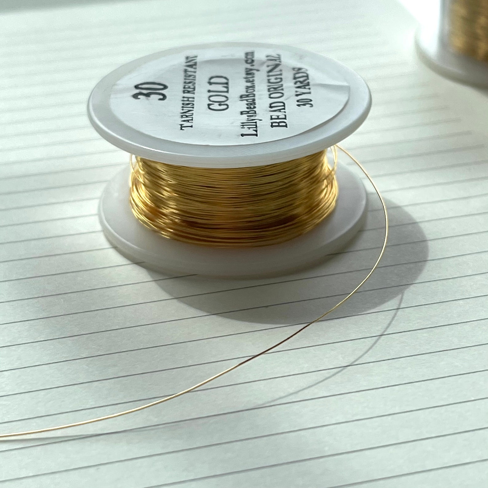 30 Gauge Wire for Making Jewelry Round Nontarnish Wire Wire Etsy