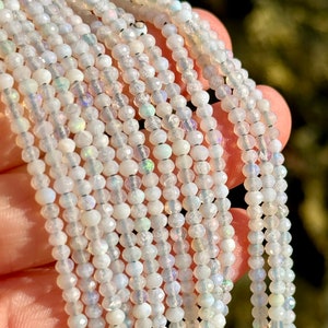 Faceted opal beads hot sale