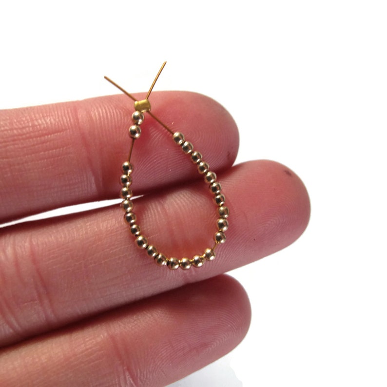 25 Gold Round Beads 2mm 14/20 Gold Filled Rounds Shiny Etsy