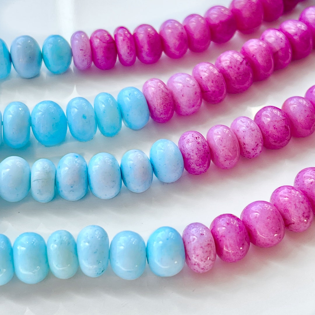 Perle D'acqua Dolce Naturali NBEADS, 78 Pezzi Circa, 6-8 Mm, Forma Rondelle, Foro 0.6 Mm, Per Gioielli Fai Da Te