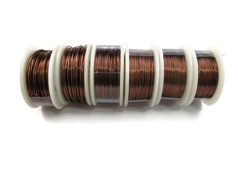Antique Copper Wire 18 Gauge Round Wire for Making Jewelry Etsy