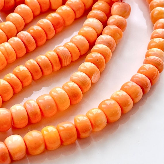 Orange gemstone beads best sale